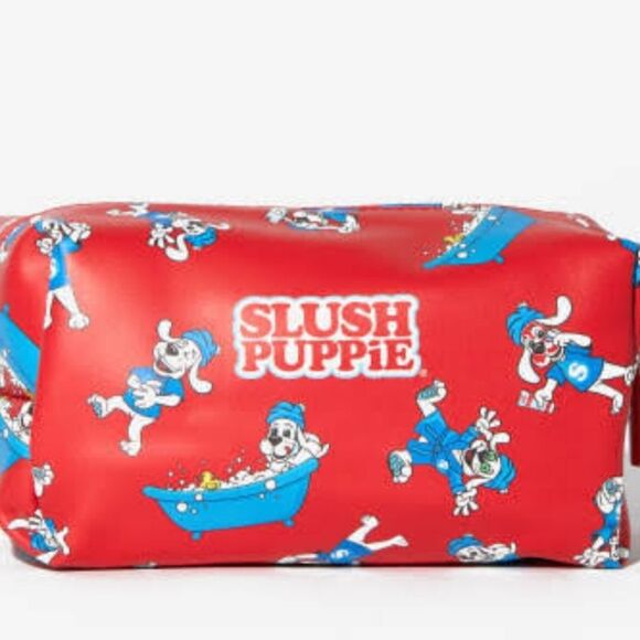 Revolution Beauty X Jake Jamie Slushie Collection Makeup Bag- Red & Blue - Picture 4 of 5